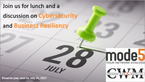 Cybersecurity and Business Resiliency